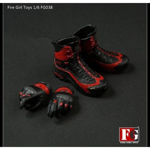 1:6 Dark Night Gunner Female Uniform Custom Clothes Set FG038 Fire Girl Toys