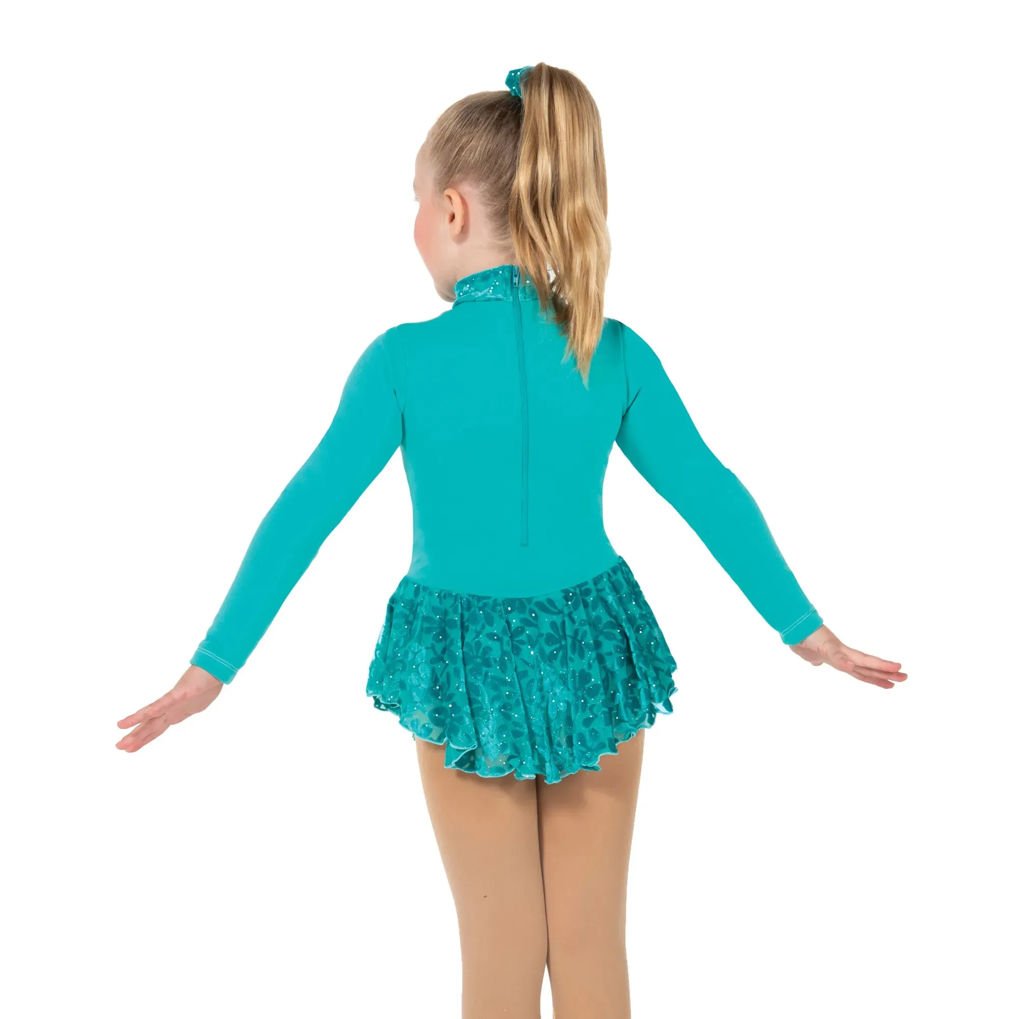 695 Figure Skating Flutter Fleece Dress