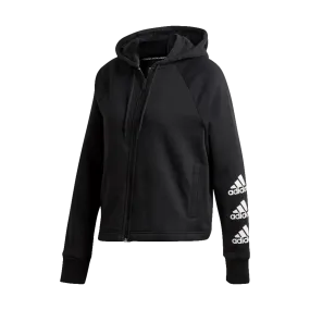 Adidas Womens Full-Zip Fleece Hoodie