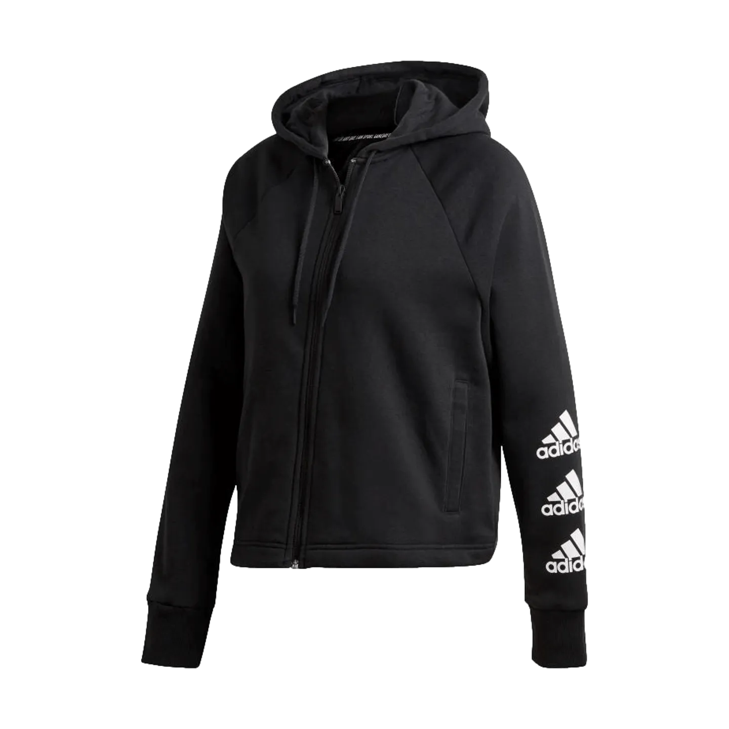 Adidas Womens Full-Zip Fleece Hoodie