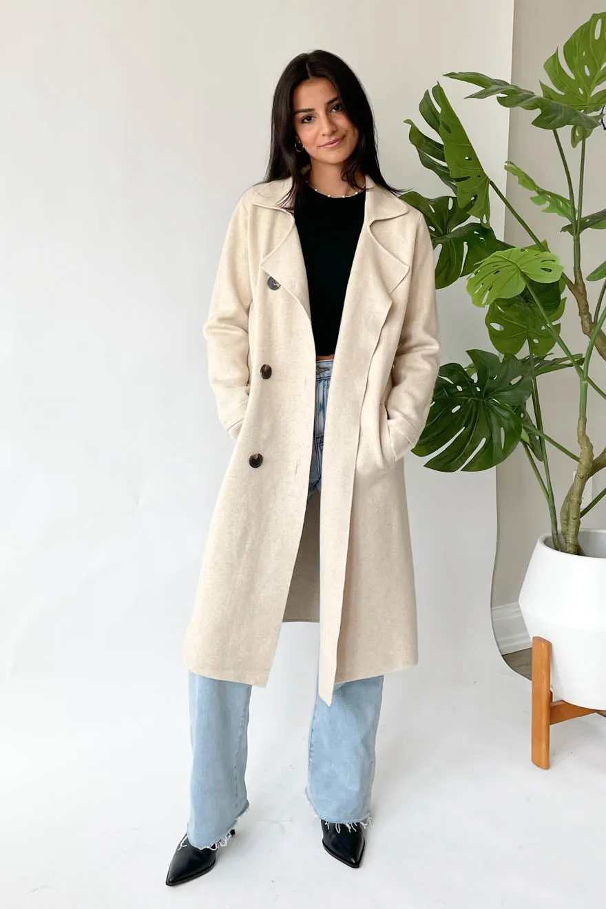 Adriana Coat in Oatmeal