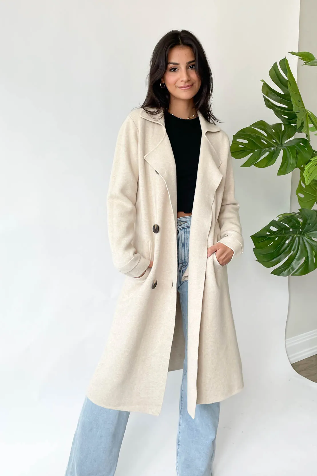 Adriana Coat in Oatmeal