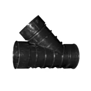 ADS 0422AA Pipe Wye, 4 in, Slip, Polyethylene, Black