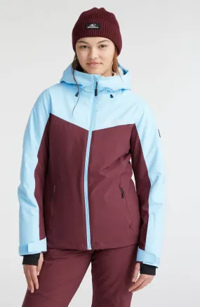 Aplite Snow Jacket | Blue Wave Colour Block