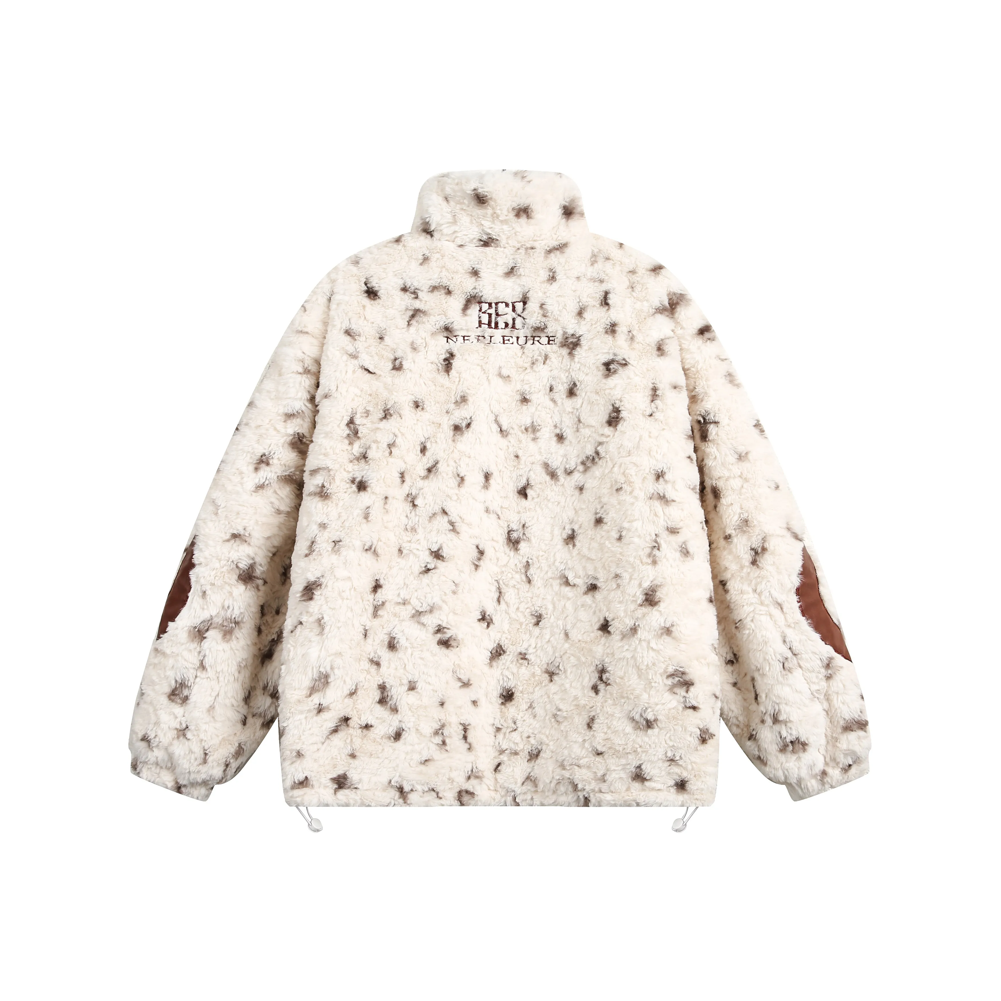 Arctic Dream | Beige Oversized Fleece Puffer