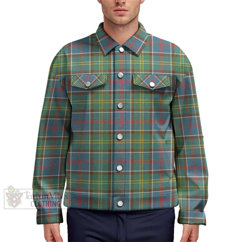 Ayrshire District Tartan Unisex Lapel Cotton Jacket