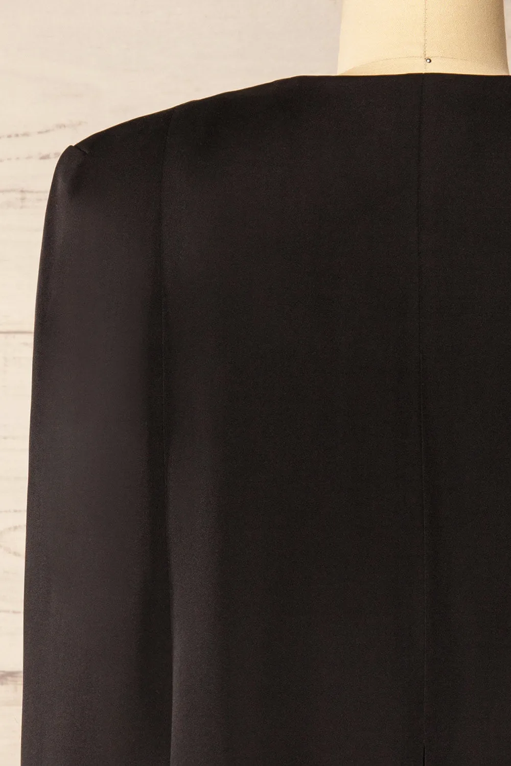 Baumeles Black | Cape Blazer Dress