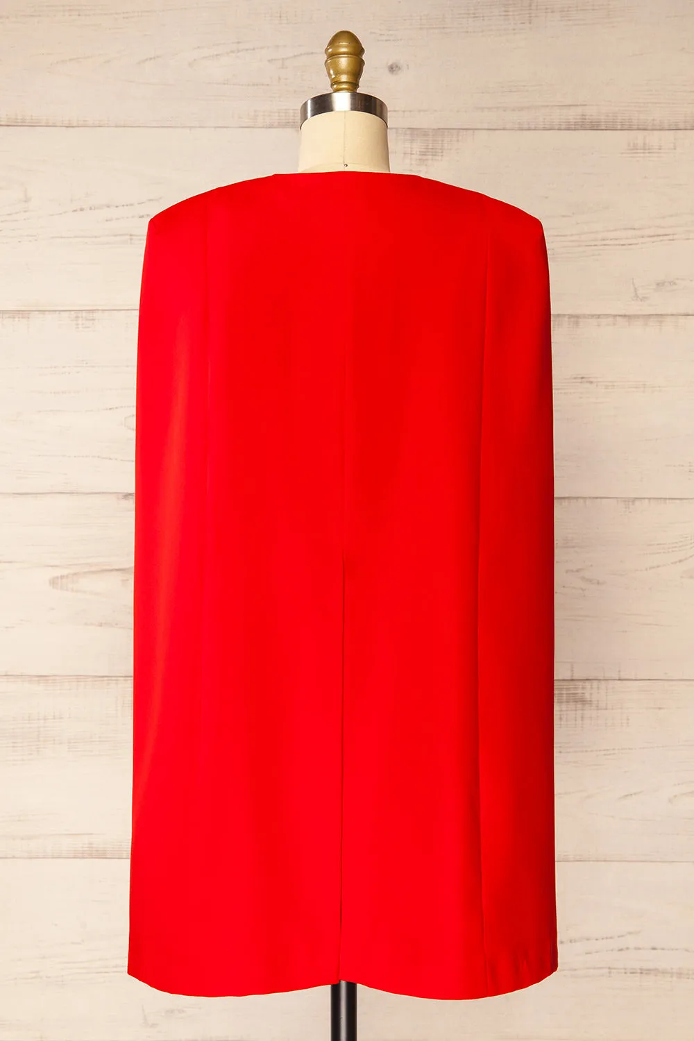 Baumeles Red | Cape Blazer Dress