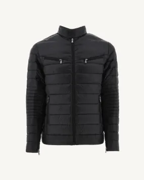 Black David puffer jacket