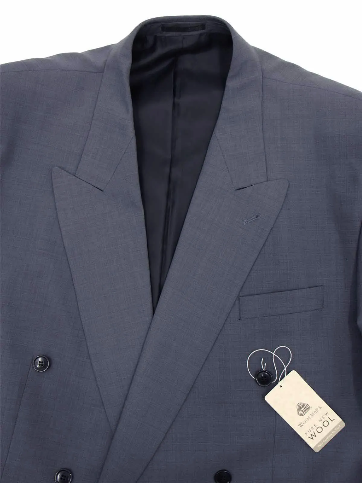 Blue Grey 1940s Demob Style Deadstock Suit