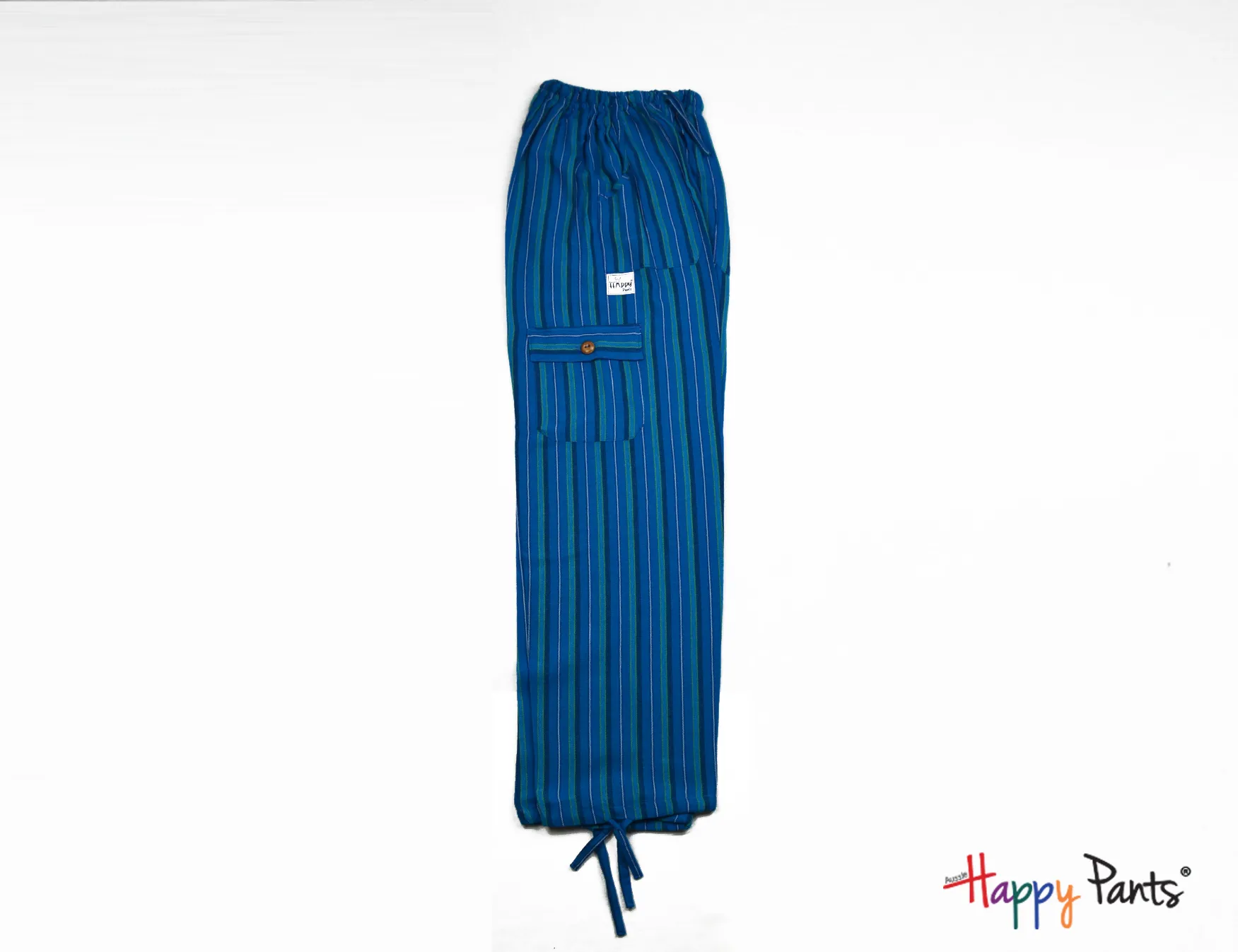 Blue Happy Pants