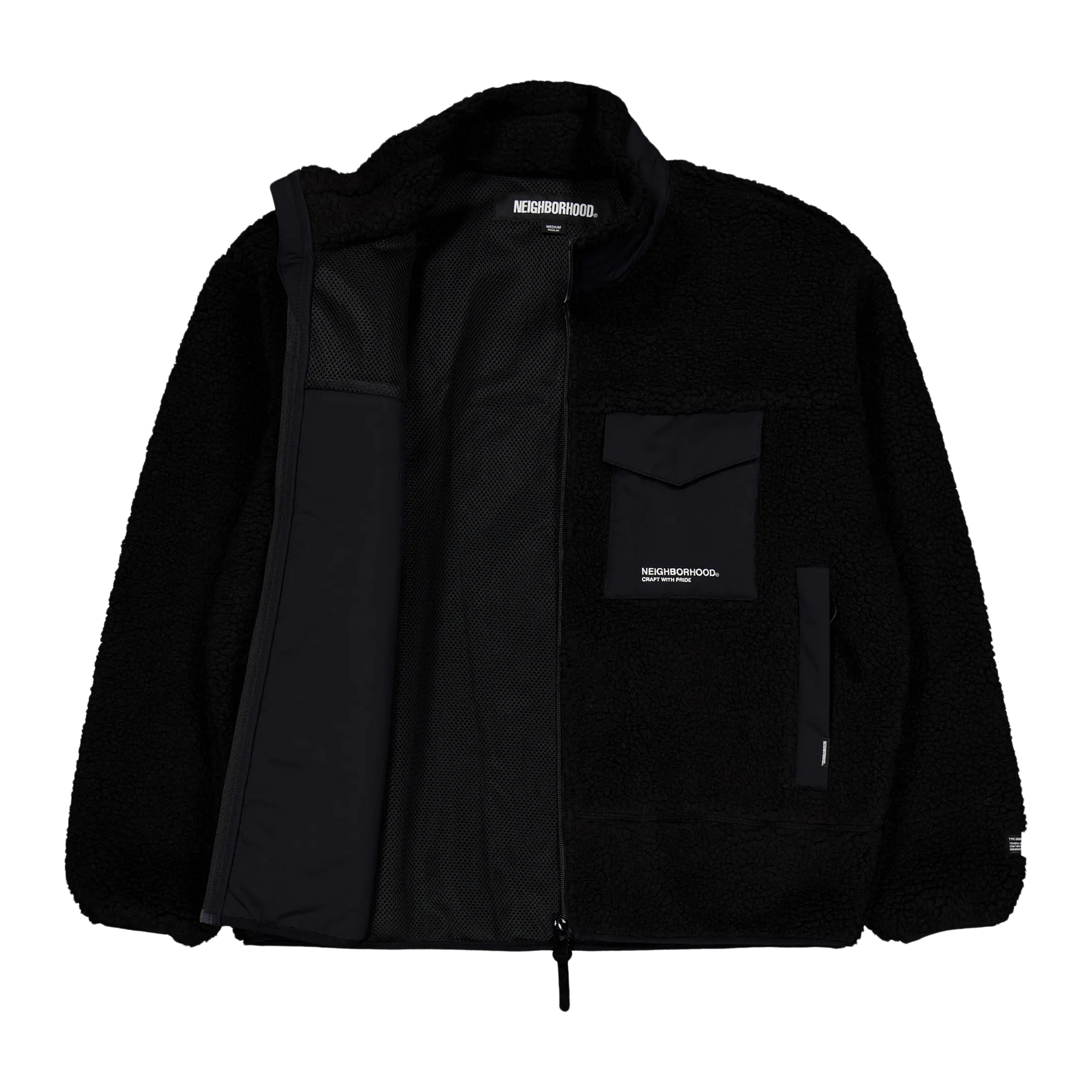 Boa Fleece Jacket Black