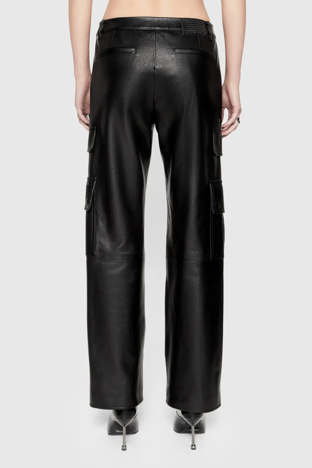 Bowie Leather Cargo Pant