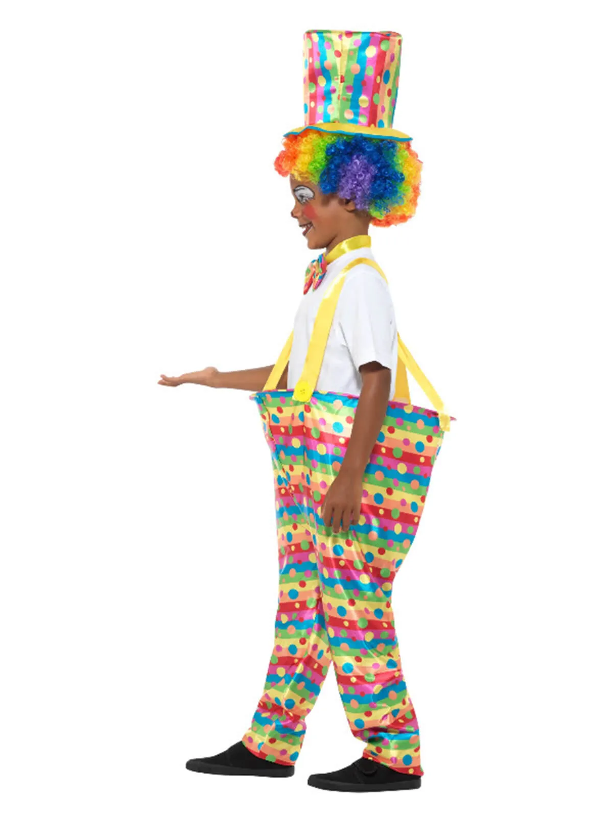 Boys Clown Costume, Multi-Coloured