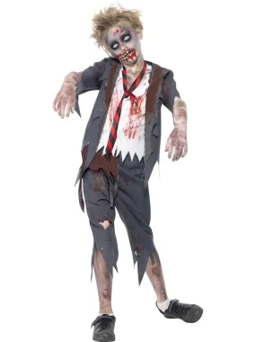 Boys Costume - Zombie School Boy