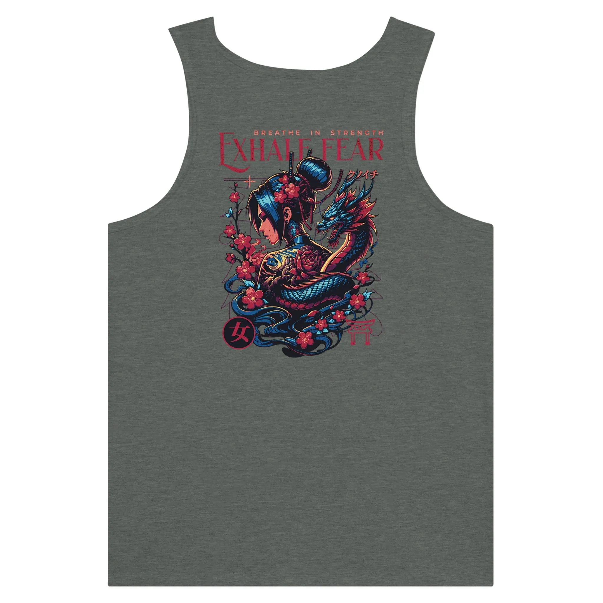 Breathe in Strength, Exhale Fear Unisex Tank Top