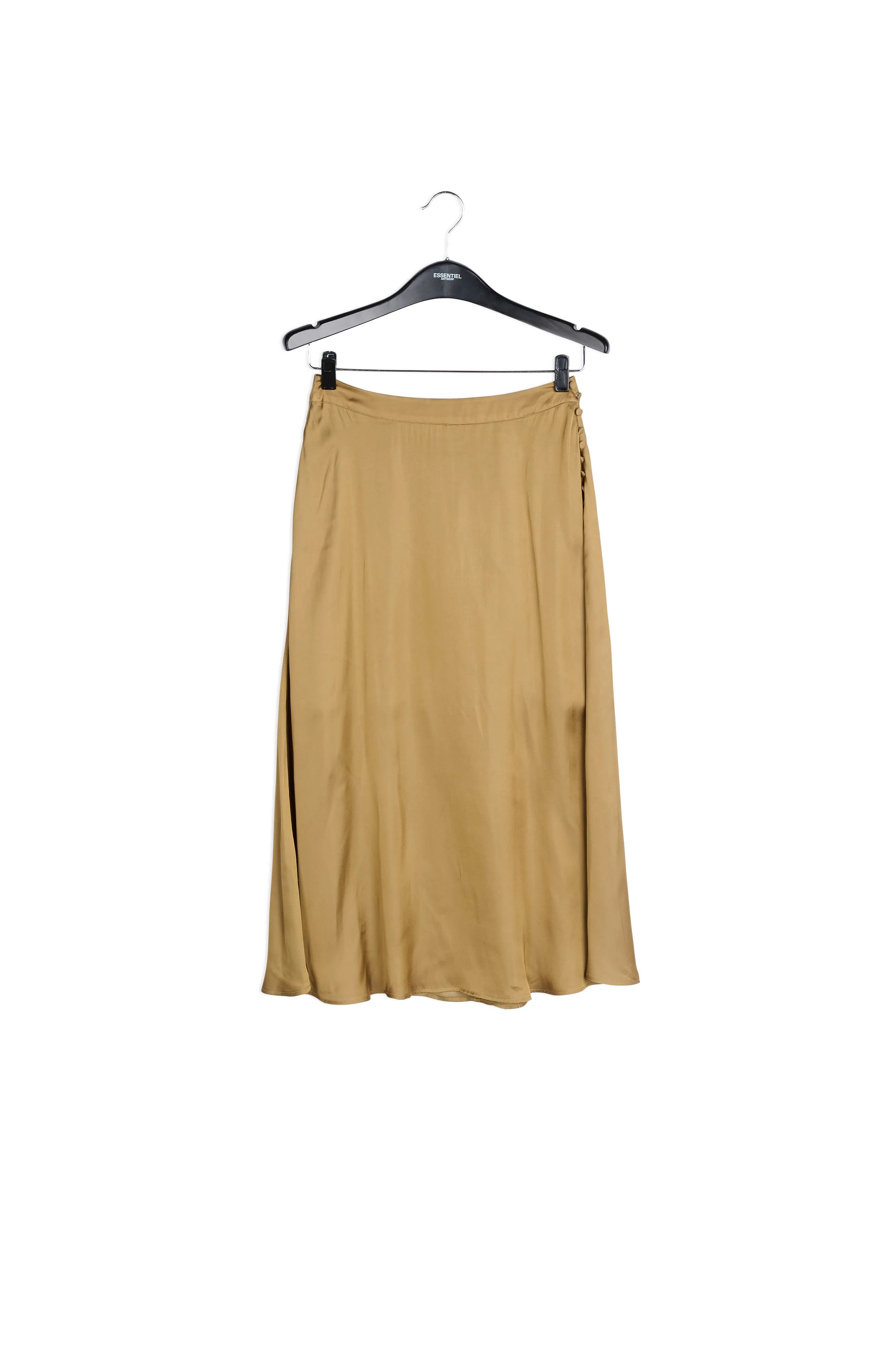 Bronze midi skirt