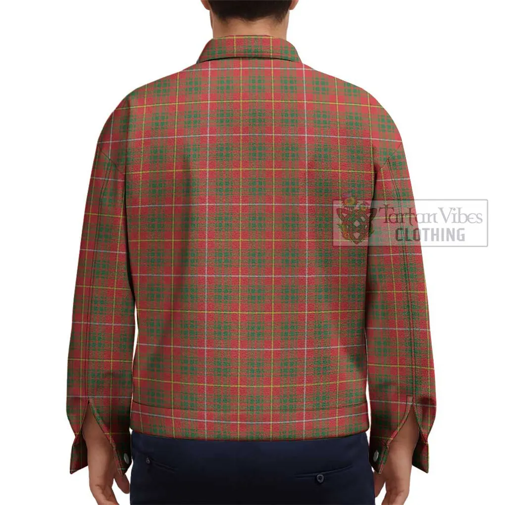 Bruce County Canada Tartan Unisex Lapel Cotton Jacket