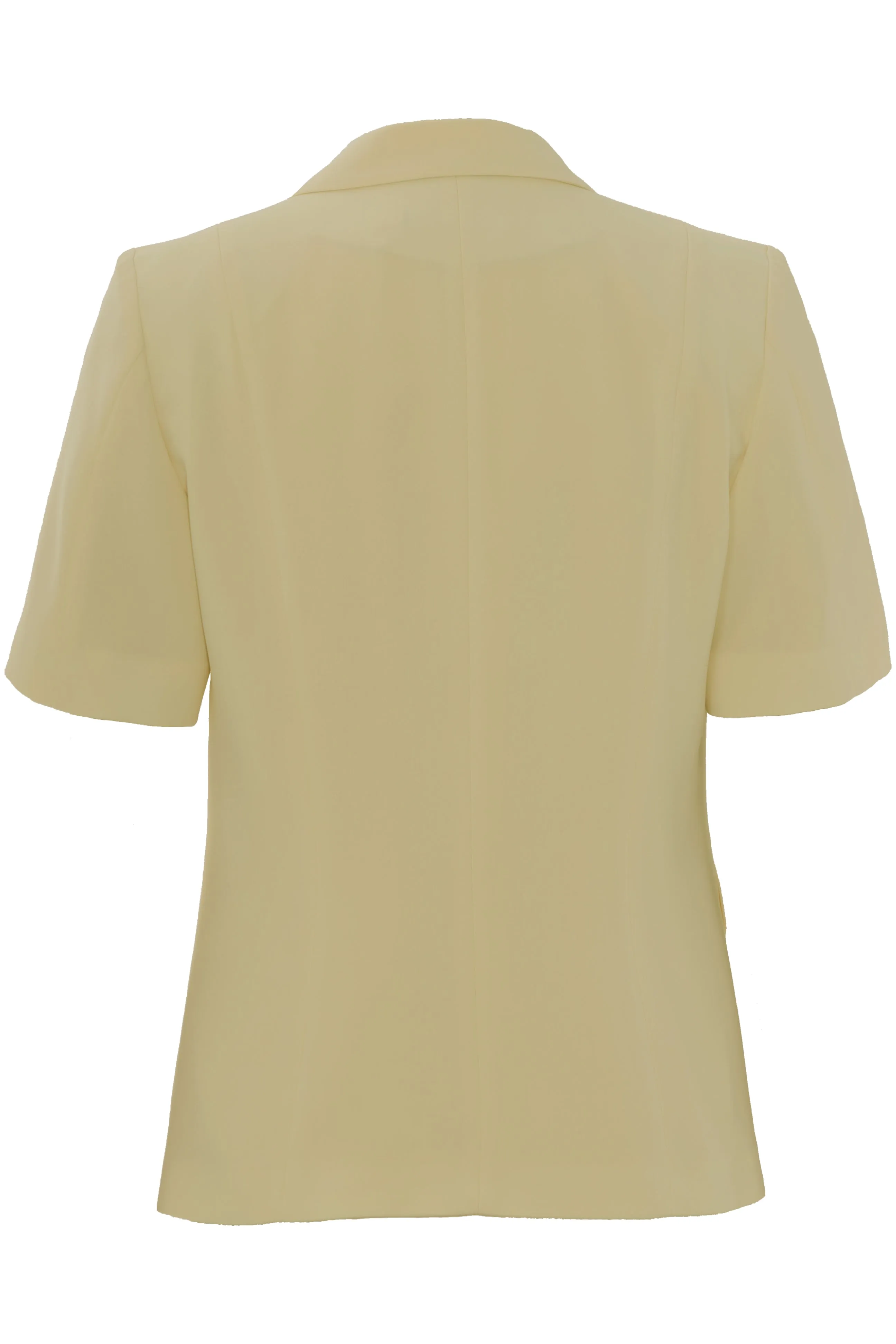 Busy Clothing Womens Beige Short Sleeve Jacket