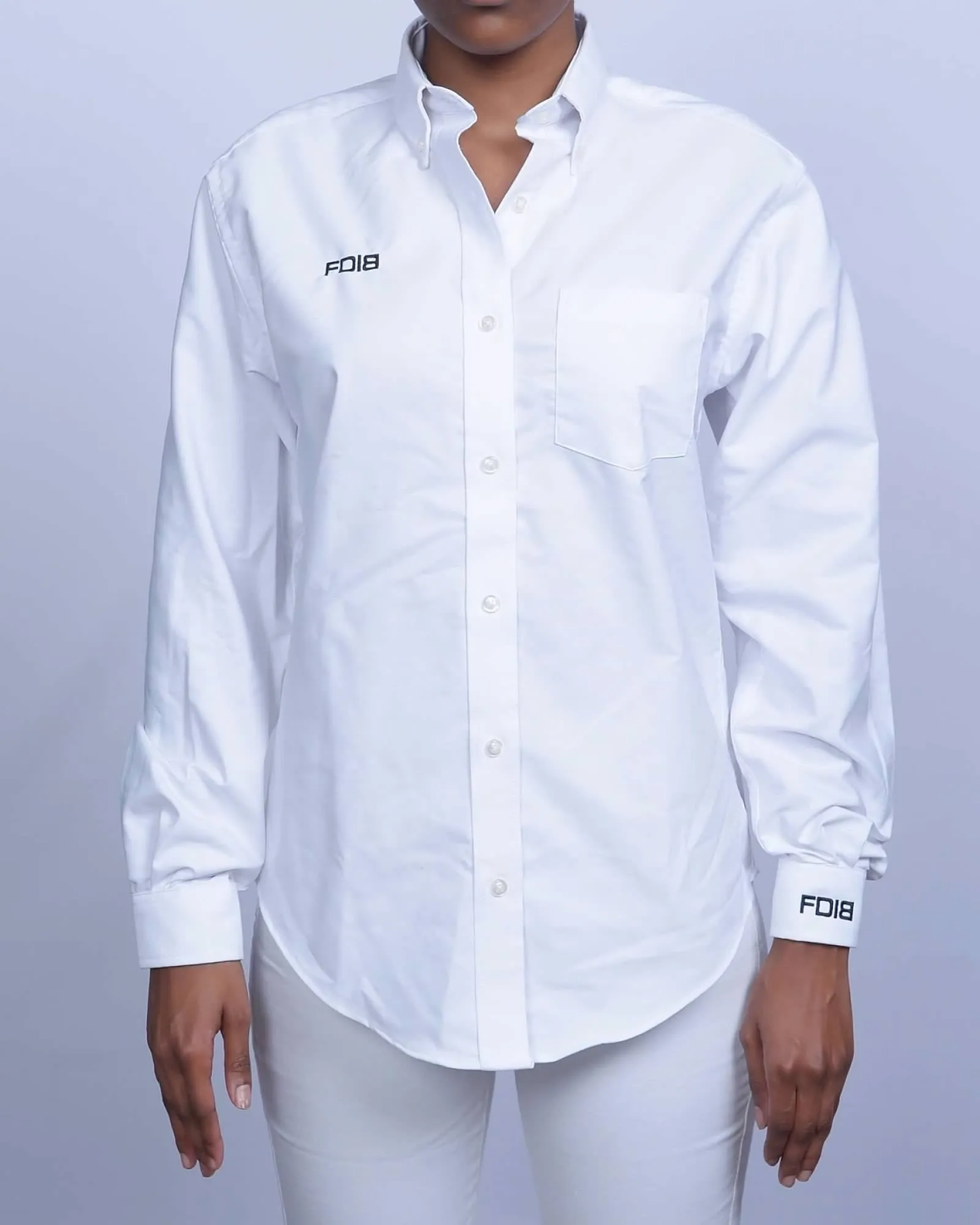 Button Down Professional Wear With FDIB Embroidered Logo