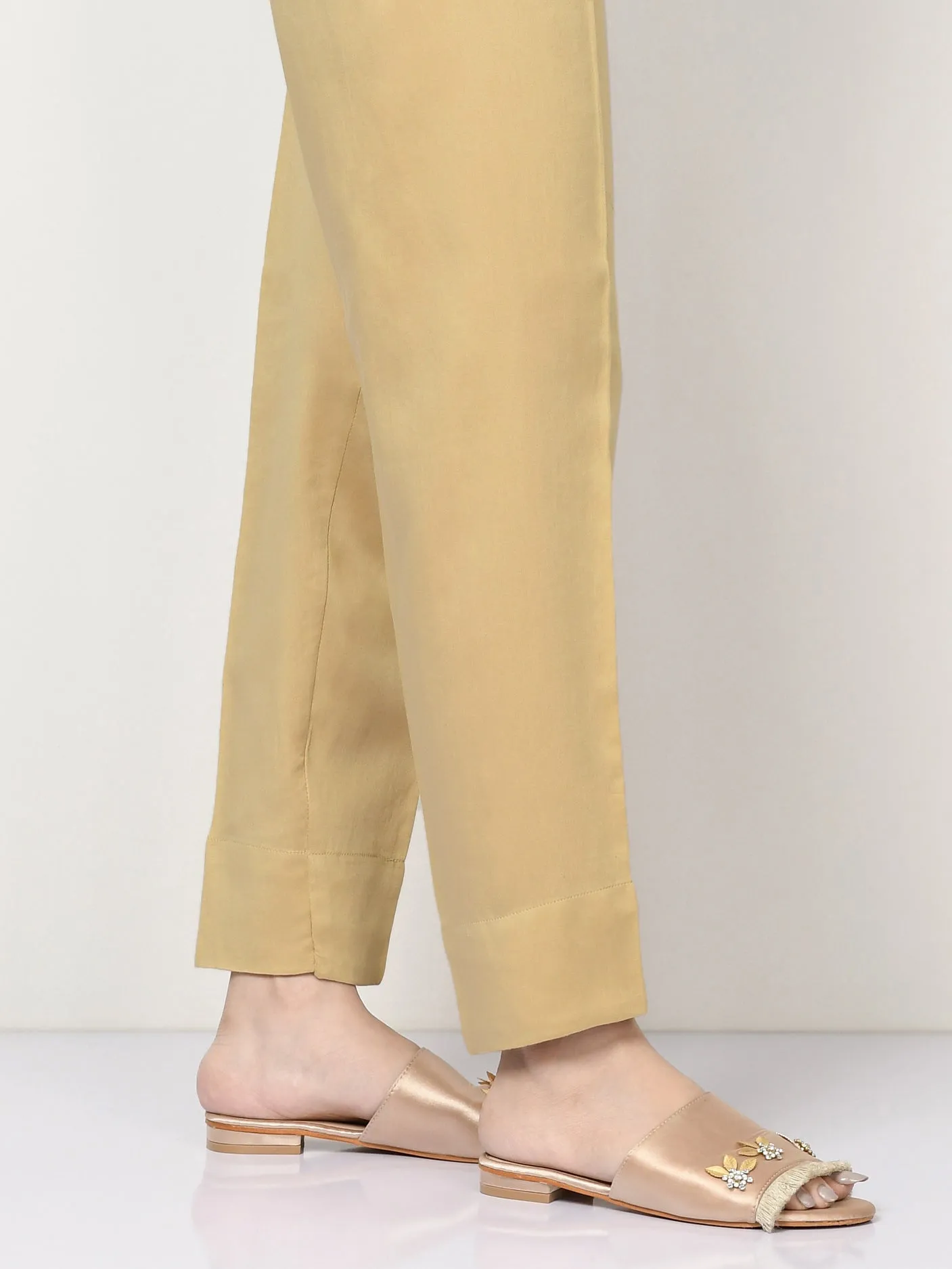 Cambric Trouser- Medium Khaki