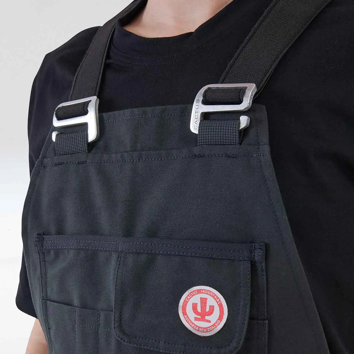 Canvas Overalls Unhemmed