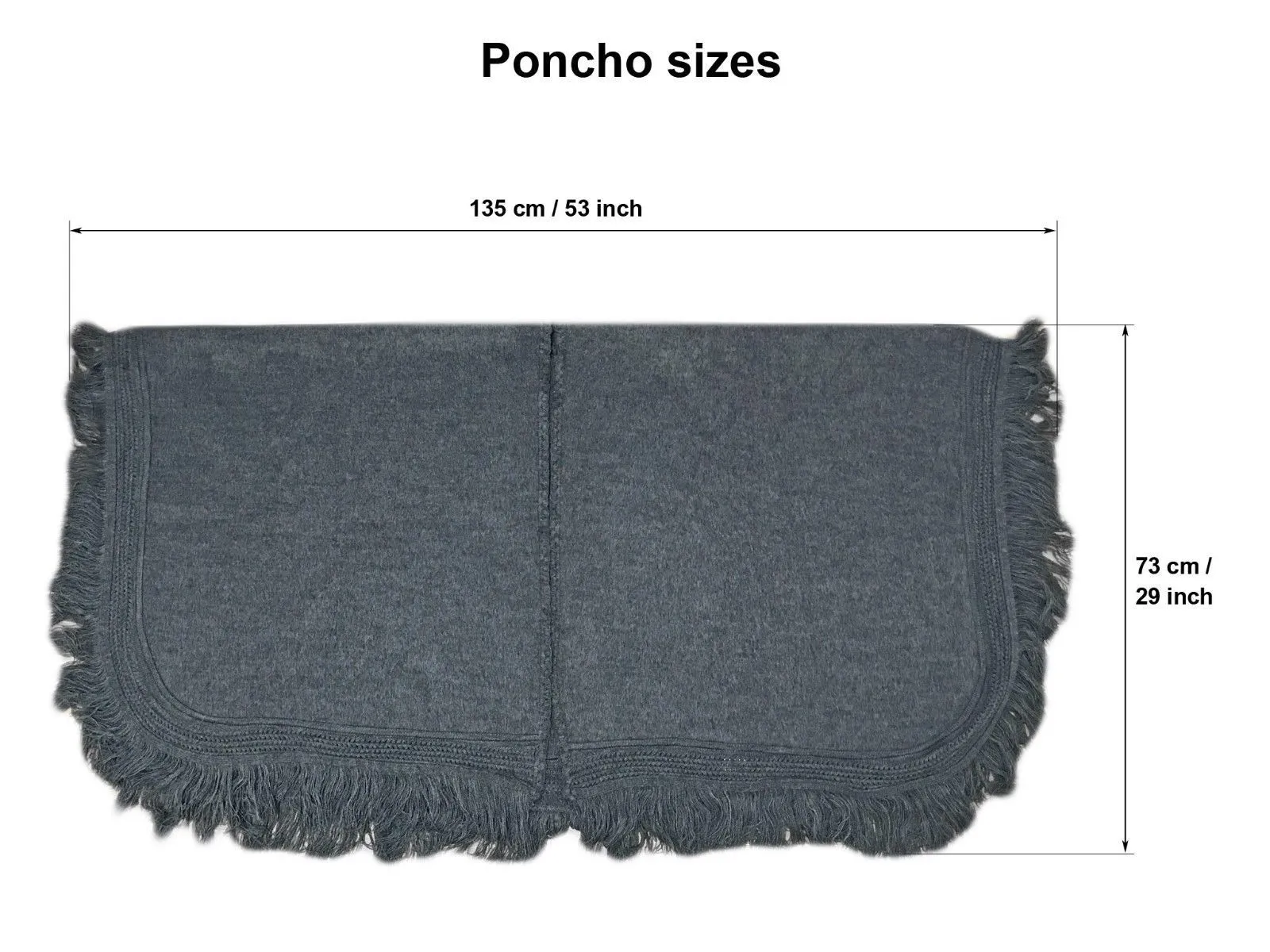 Cape Wrap Solid Alpaca Poncho