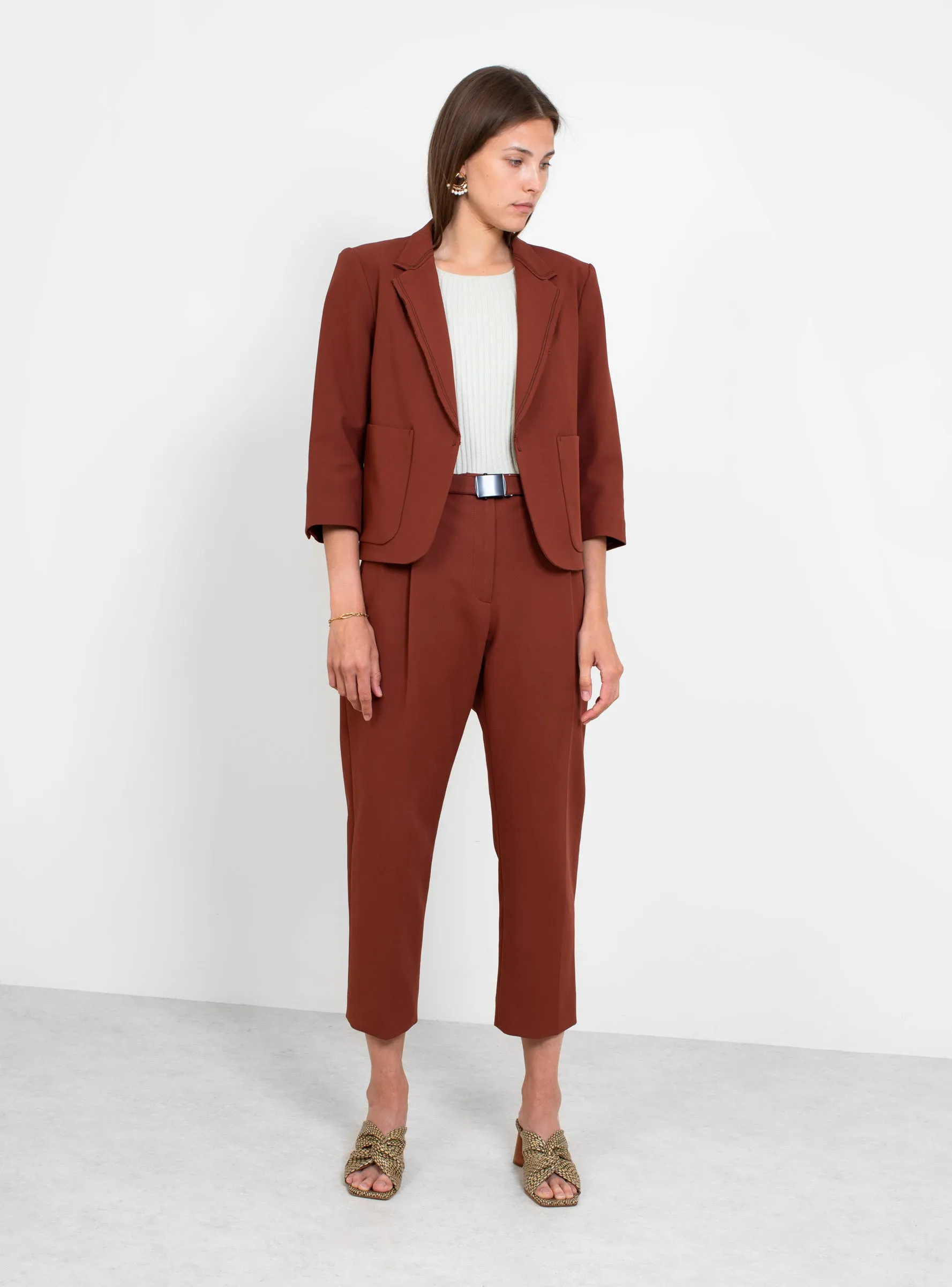 Carbin Pant Cocoa Brown