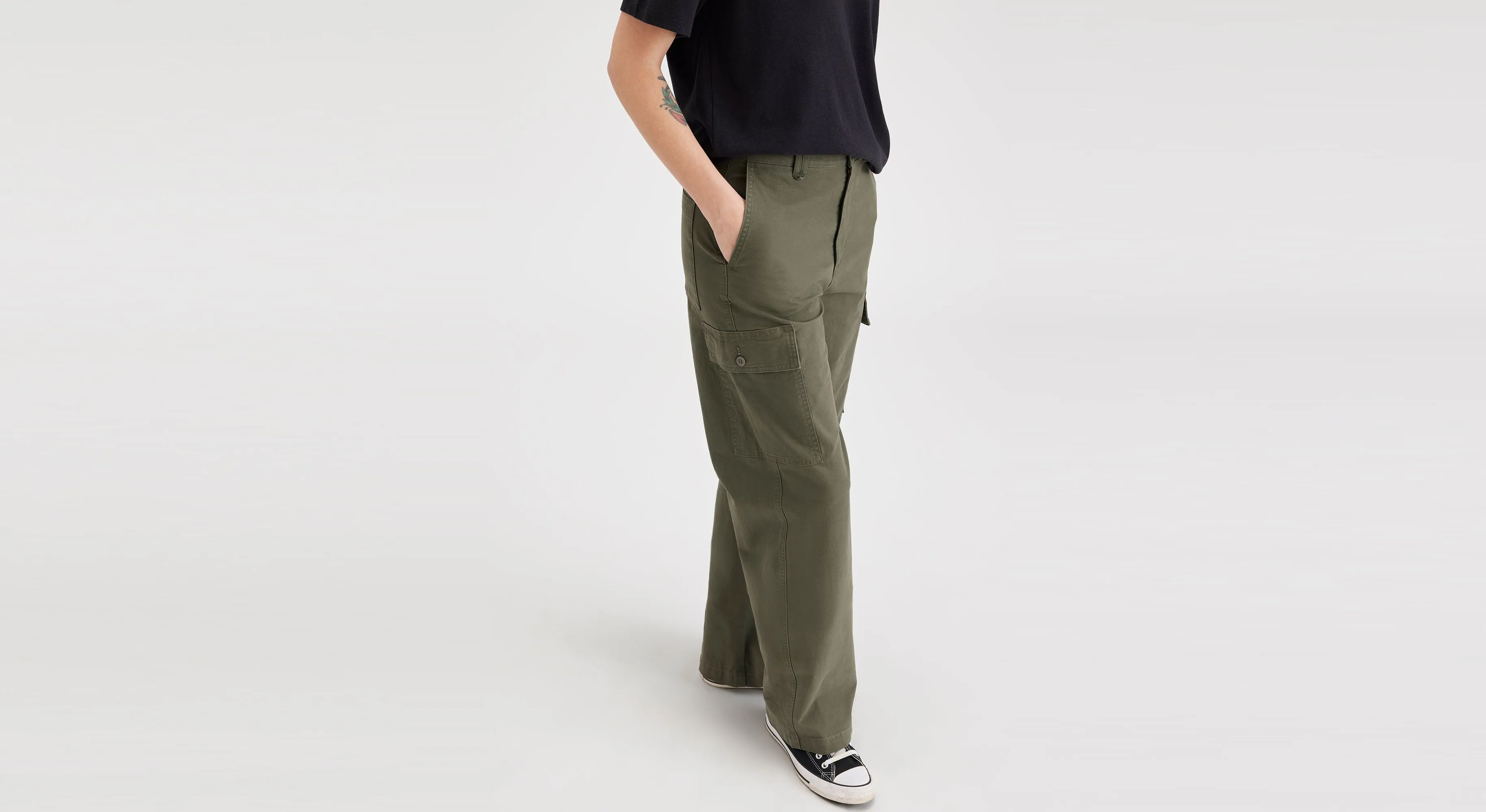 Cargo Pant, High Wide Fit