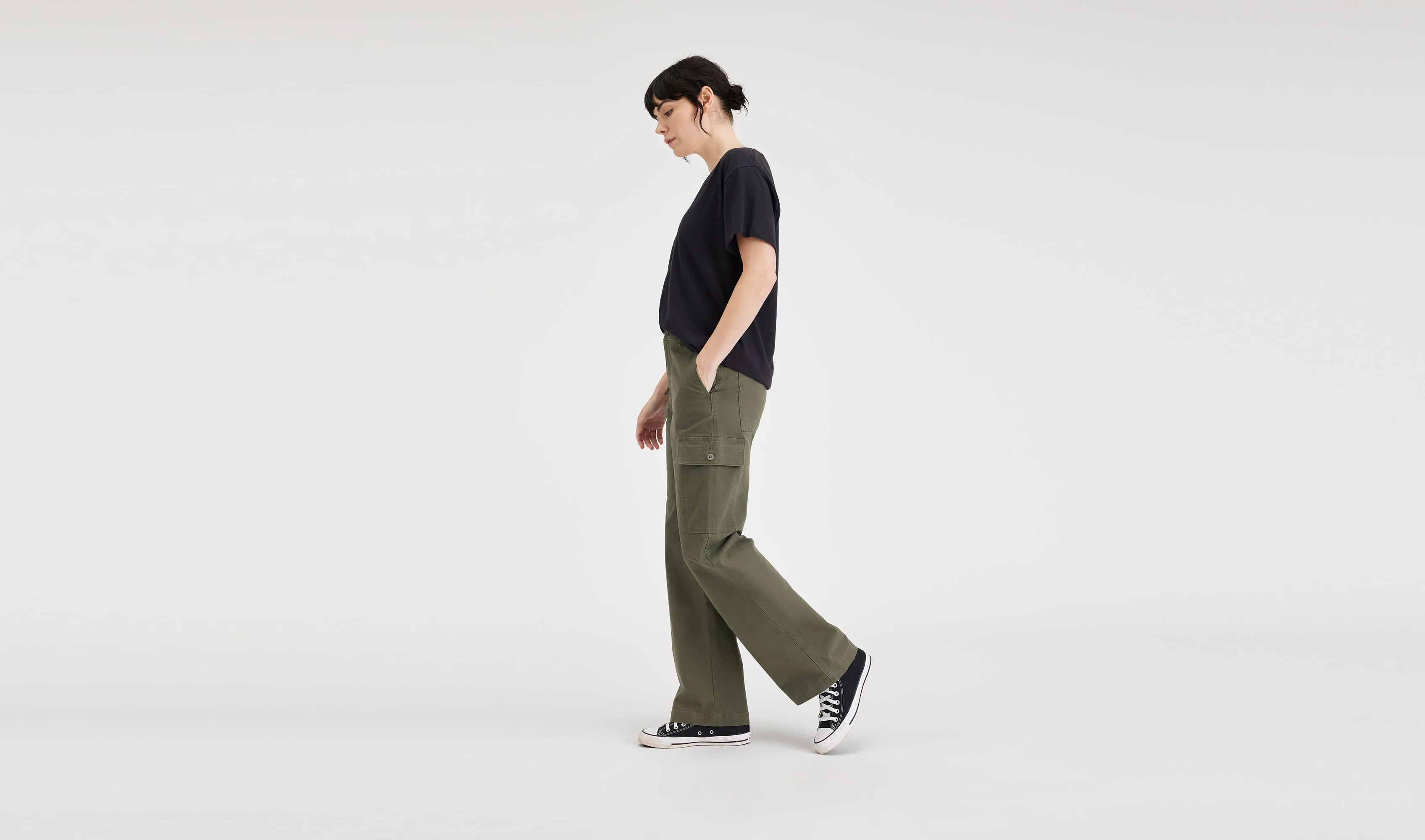 Cargo Pant, High Wide Fit