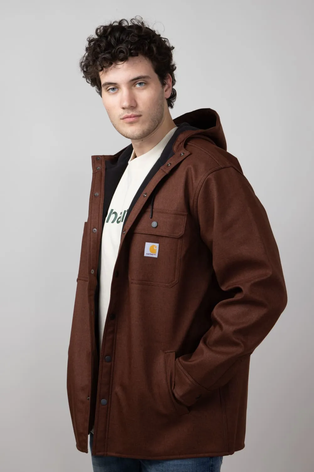 Carhartt Relaxed Fit Rain Defender Jacket for Men in Mocha | 105022-B86-MOCHA