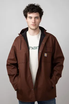 Carhartt Relaxed Fit Rain Defender Jacket for Men in Mocha | 105022-B86-MOCHA