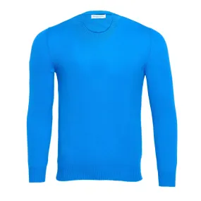 Cashmere Crewneck Sweater in Cobalt