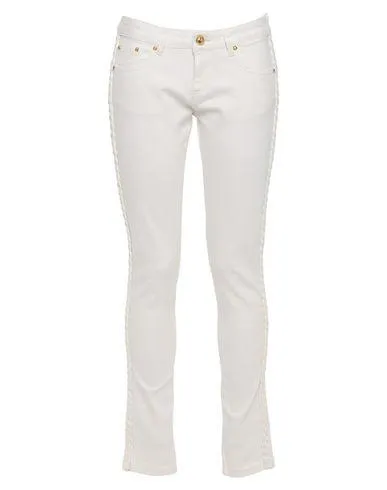 Cavalli Class Women Denim trousers White 27 jeans