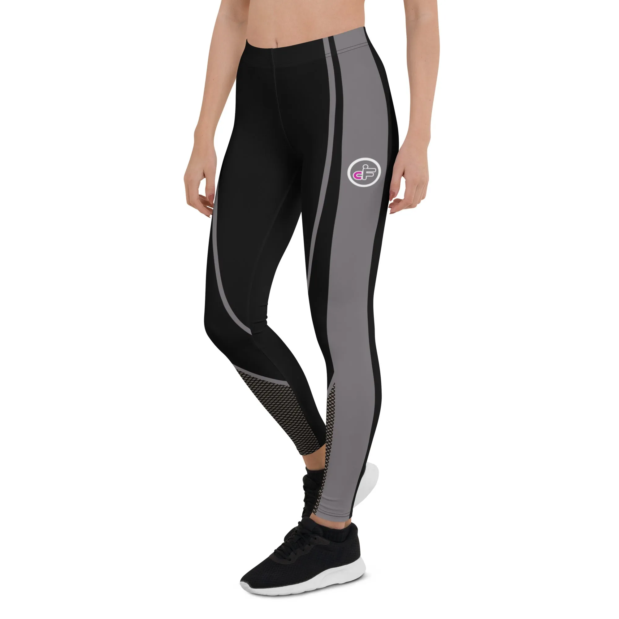 cFIT Black and Gray Luxe Leggings