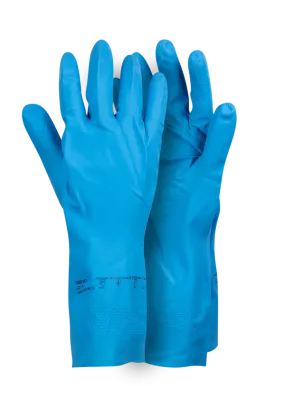 Chemical Blue Nitrile Household Gloves