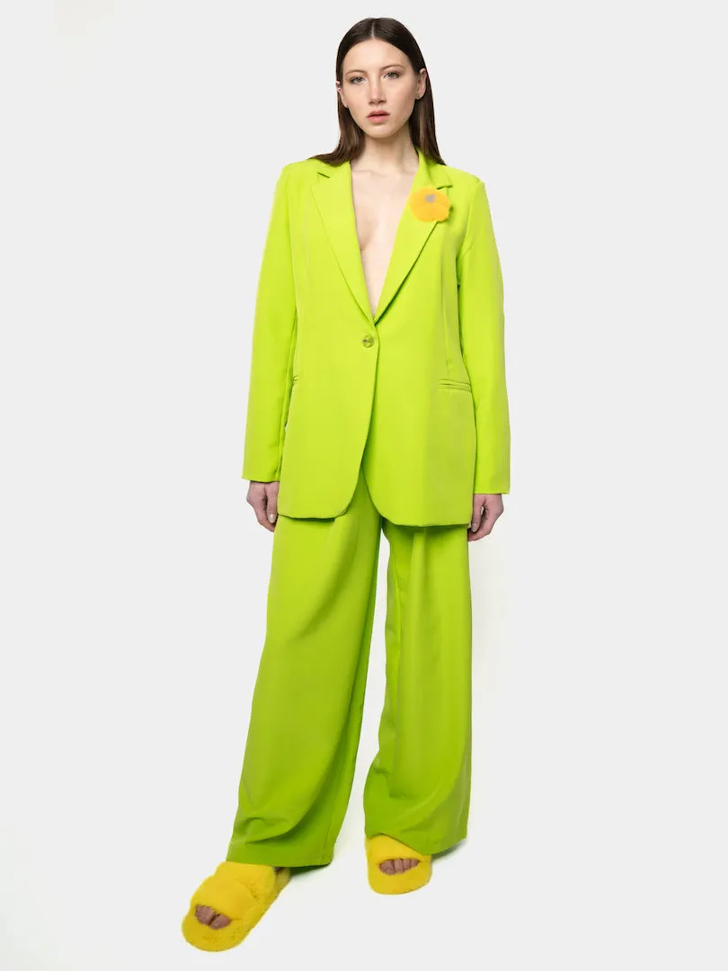 CHICAGO - Oversized Green Flower Suit