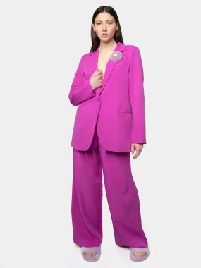 CHICAGO - Oversized Magenta Flower Suit