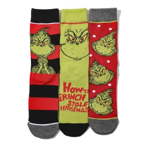 🎅Christmas Sale🎄 Grinch Men's Christmas Fun Socks