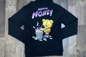 Civilized- burning money full zip hoodie