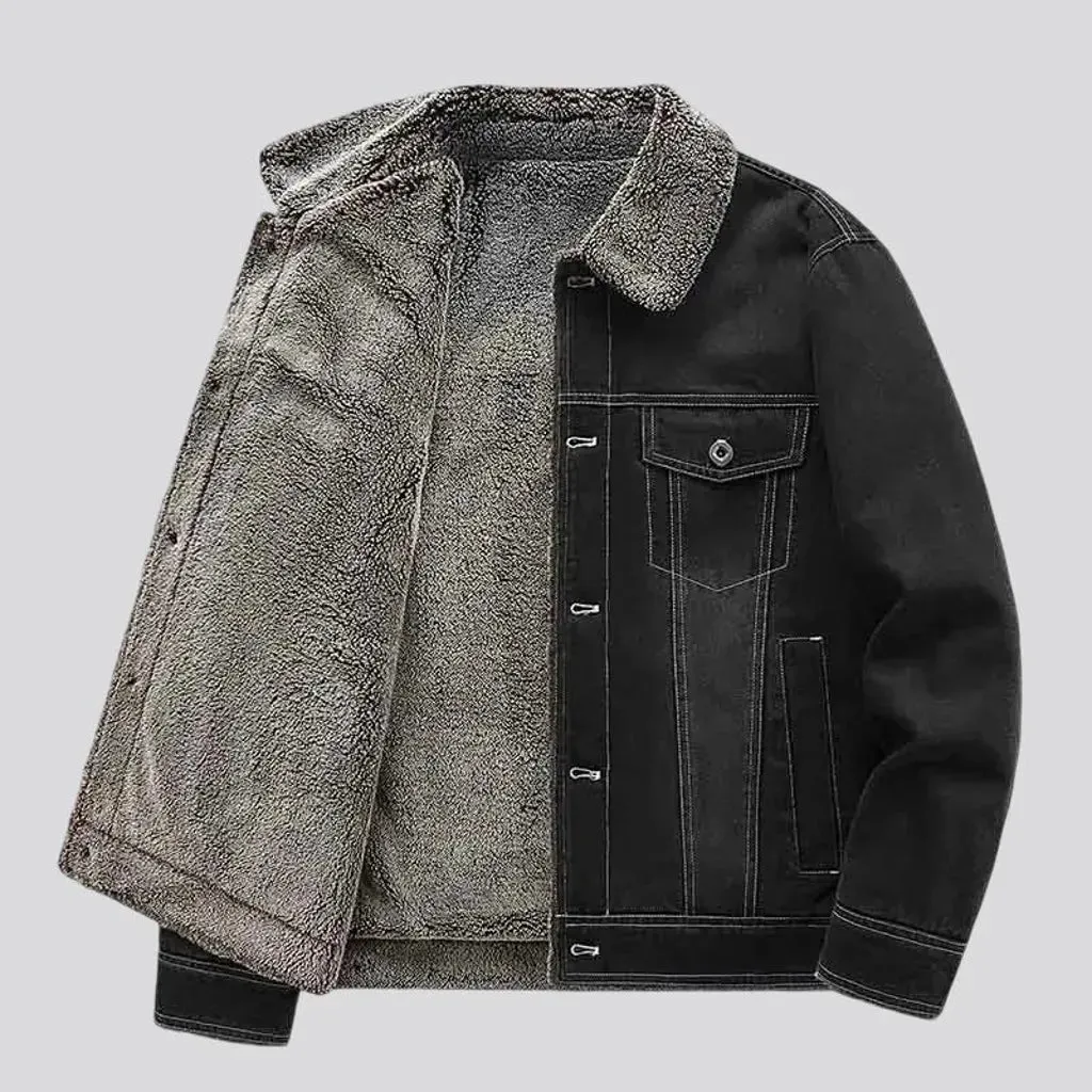 Classic men's denim jacket