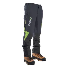 Clogger Zero Gen2 Light and Cool Men's Chainsaw Protective Pants - Grey/Green