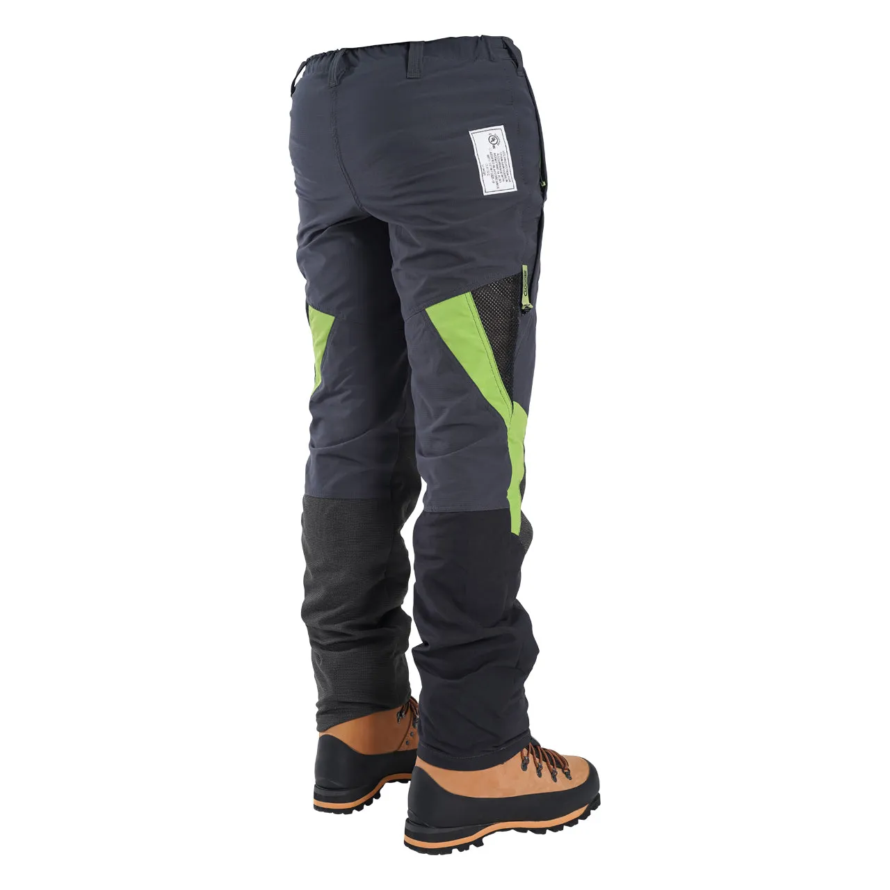 Clogger Zero Gen2 Light and Cool Men's Chainsaw Protective Pants - Grey/Green