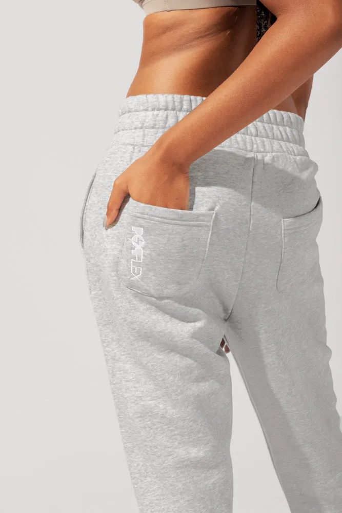 Cloud Rollover Sweatpant - Heather Grey