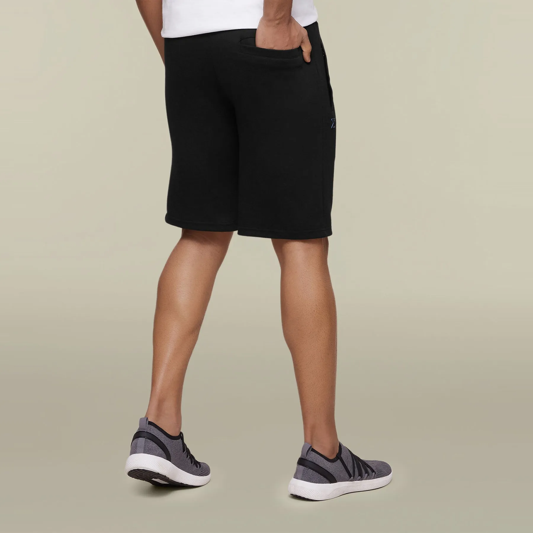 Code Cotton Rich Shorts Pitch Black