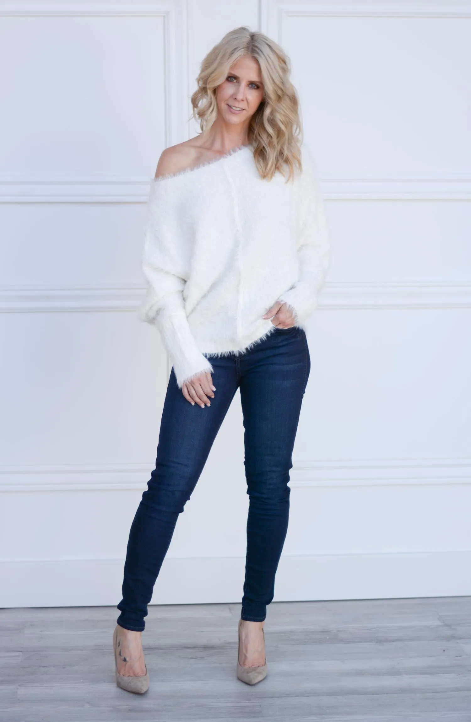 Cold Shoulder Sweater