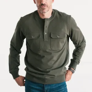 Constructor Sweatshirt –  Olive Green French Terry