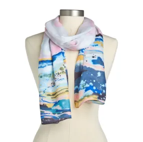 Coral Beach Rectangle Scarf