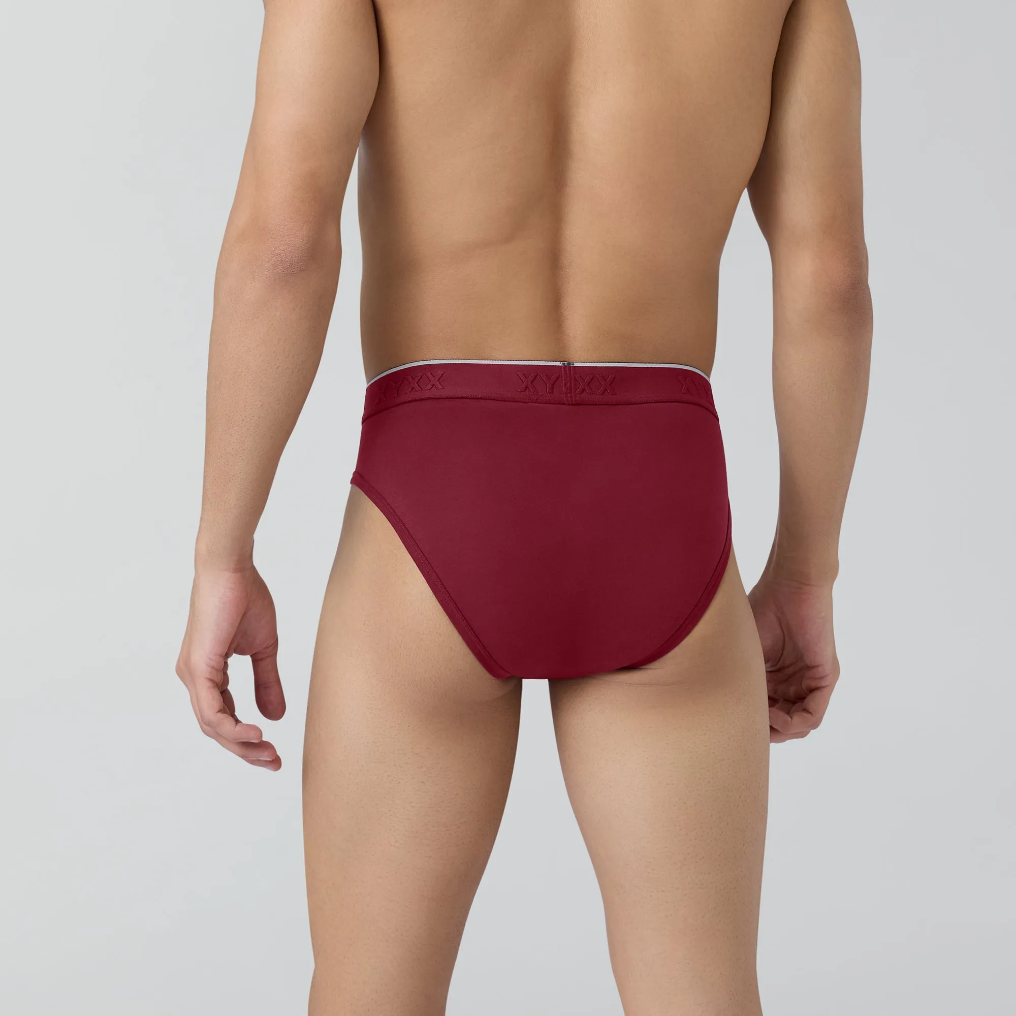 Crux Cotton Stretch Briefs Bold Burgundy