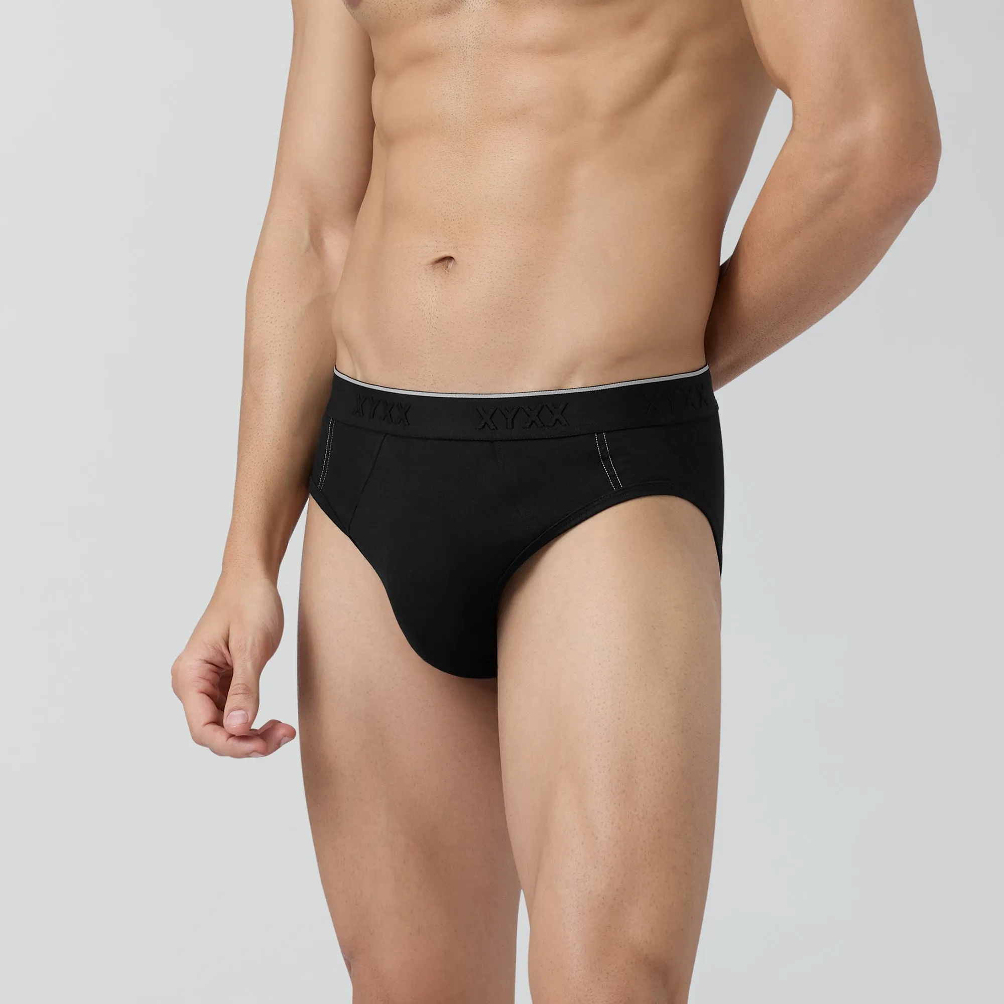 Crux Cotton Stretch Briefs Pitch Black